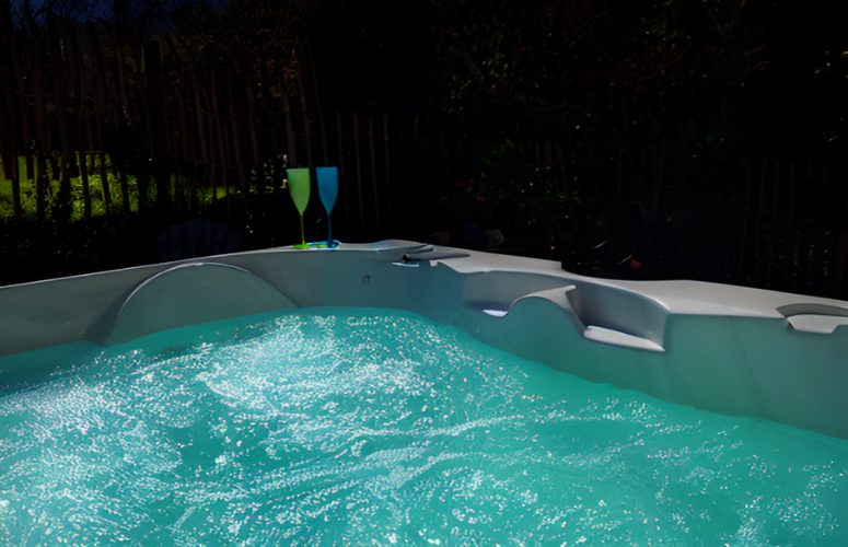 Private cottages with hot tubs